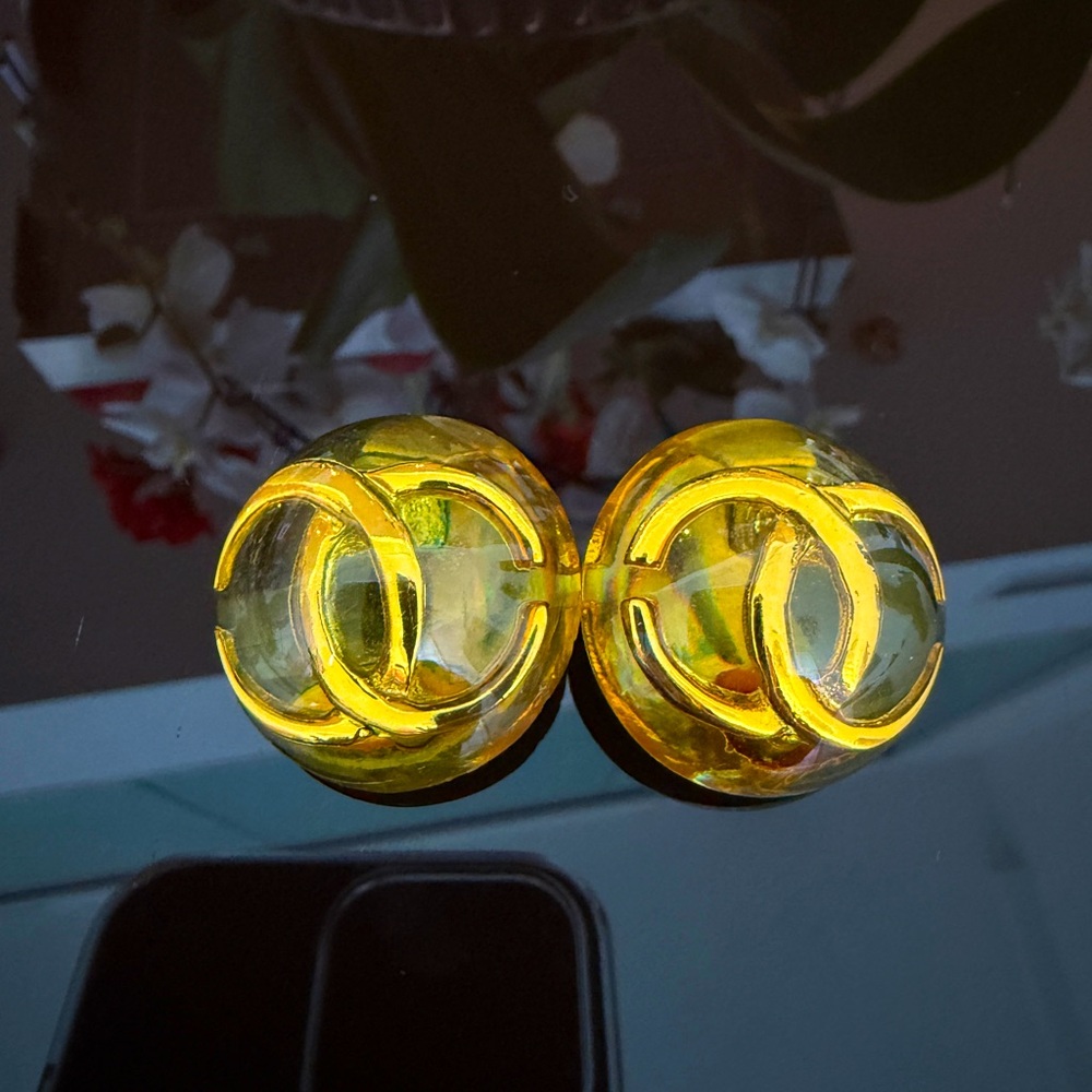 CHANEL Gold Earrings